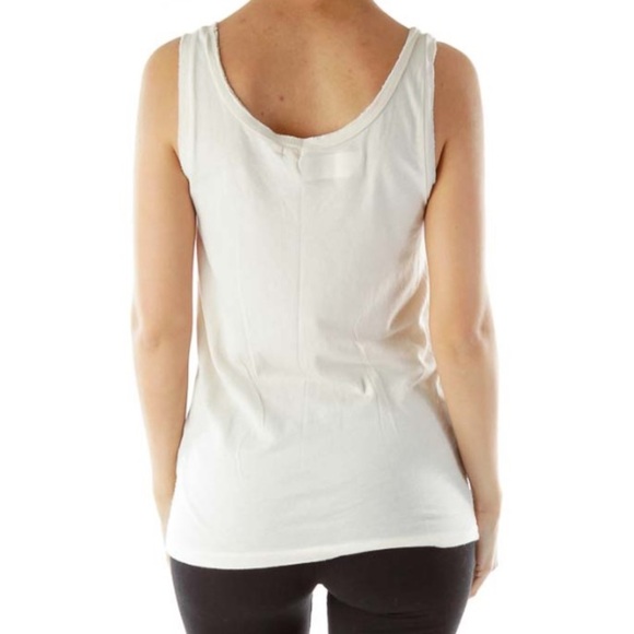 NWOT LOFT Cream Sequined Tank Size S - Picture 5 of 9